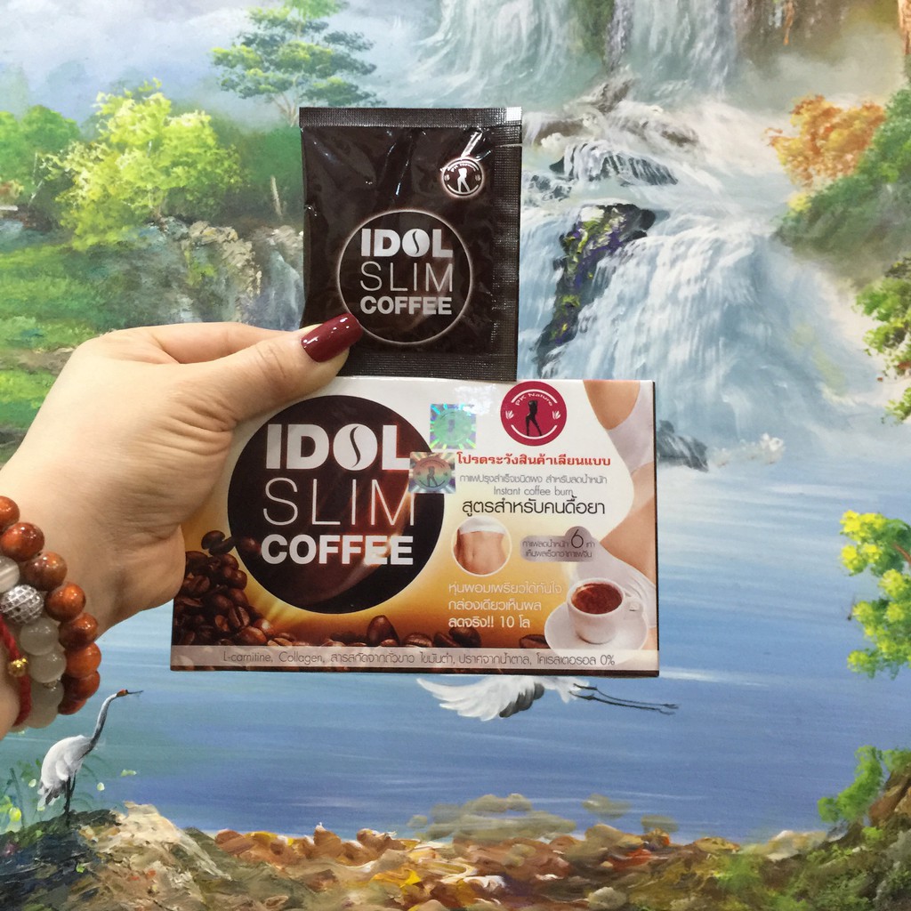 [cafe giảm cân ] idol slim ,idol Slim Coffee- mẫu cũ - (Hộp 10gói x 15g)