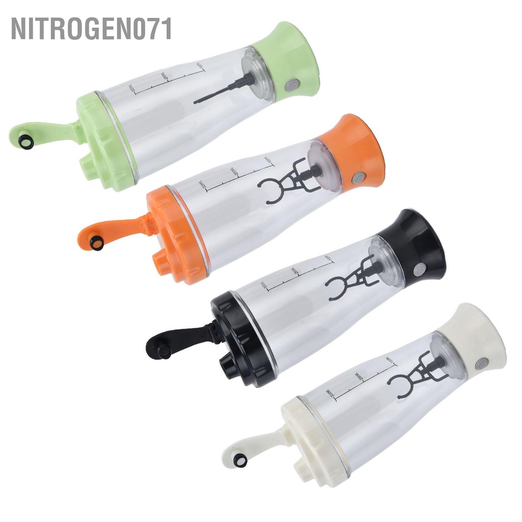 Nitrogen071 Cốc Tự Khuấy, Cốc Pha Đồ Uống Tự Động Đa Năng - Pha Cafe ,Trà, Dễ Dàng 350ml（không có pin）