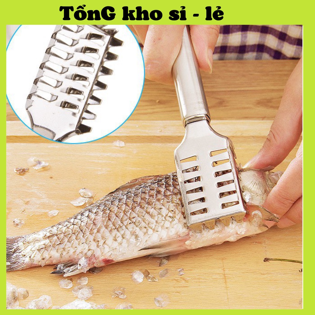 Dụng Cụ Lóc Vảy Cá - Đánh Vảy Da Cá Tiện Lợi 88211  TỔNG KHO SỈ 88