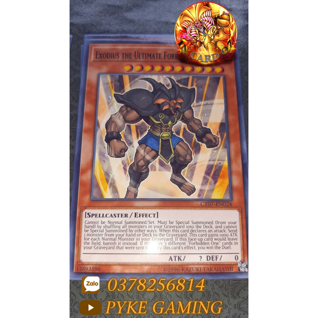 Pack 18 Lá Bài Yugioh  Exodia (Bài in Giấy Bóng Chất Lượng Cao)