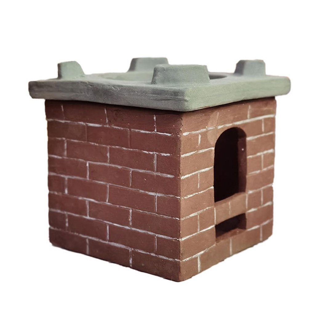 Bếp Lò Mini Đồ Chơi DIY Trang Trí Nhà Búp Bê Cho Bé