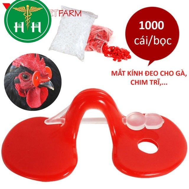 50 chiếc kính đeo mắt cho gà, chim trĩ