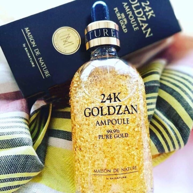 Serum 24k Goldzan Ampoule 99,9% pure gold Maison De Nature