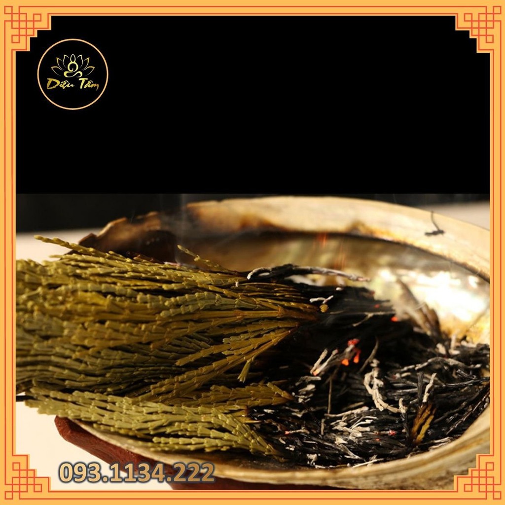 bó lá tuyết tùng (Cedar Smudge) xông nhà