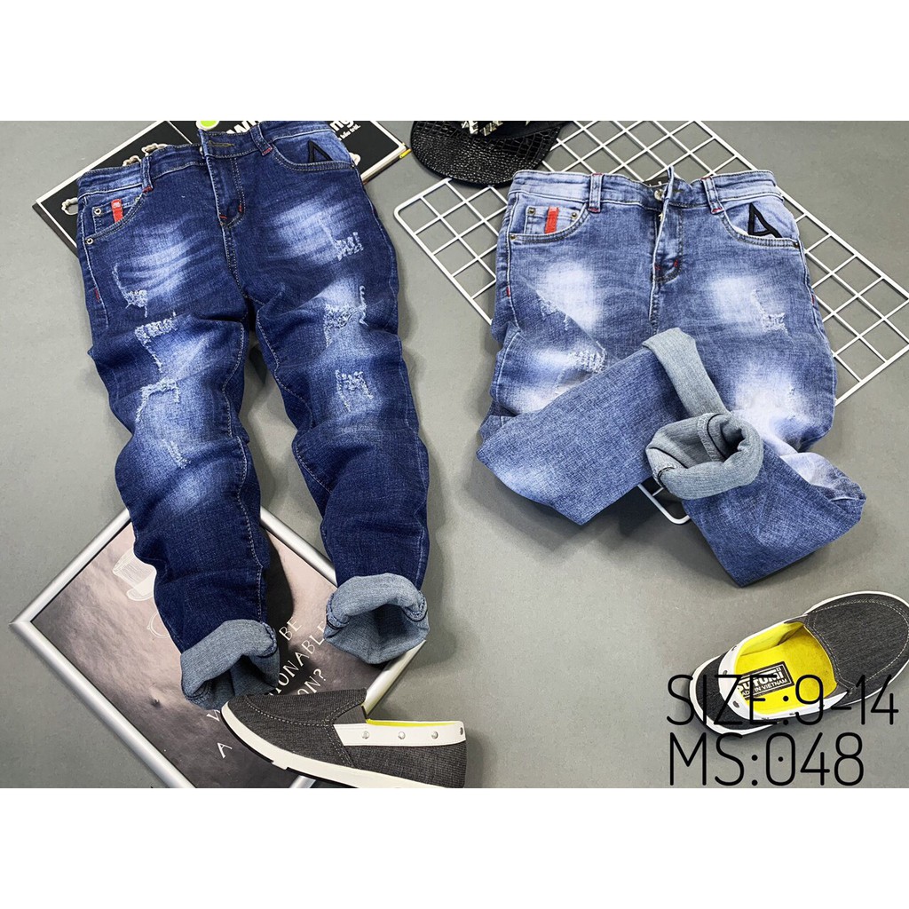 Quần Jean Petit Cho Bé Trai Cao Cấp Aq005-Trang 25 Kids(25-38kg)