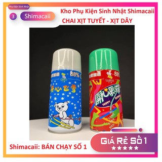 Chai Xịt Tuyết - Chai Xịt Dây Dùng Trong Tiệc Sinh Nhật, Đám Cưới, Lễ Hội