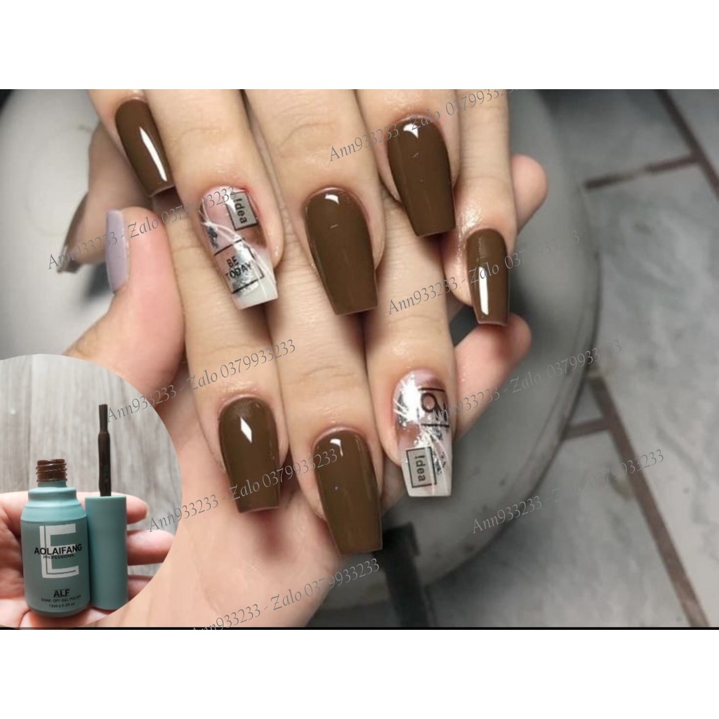 Màu sơn ALF hót trend - Sơn gel cao cấp siêu mượt Chất sơn đặc mướt - Ann933233