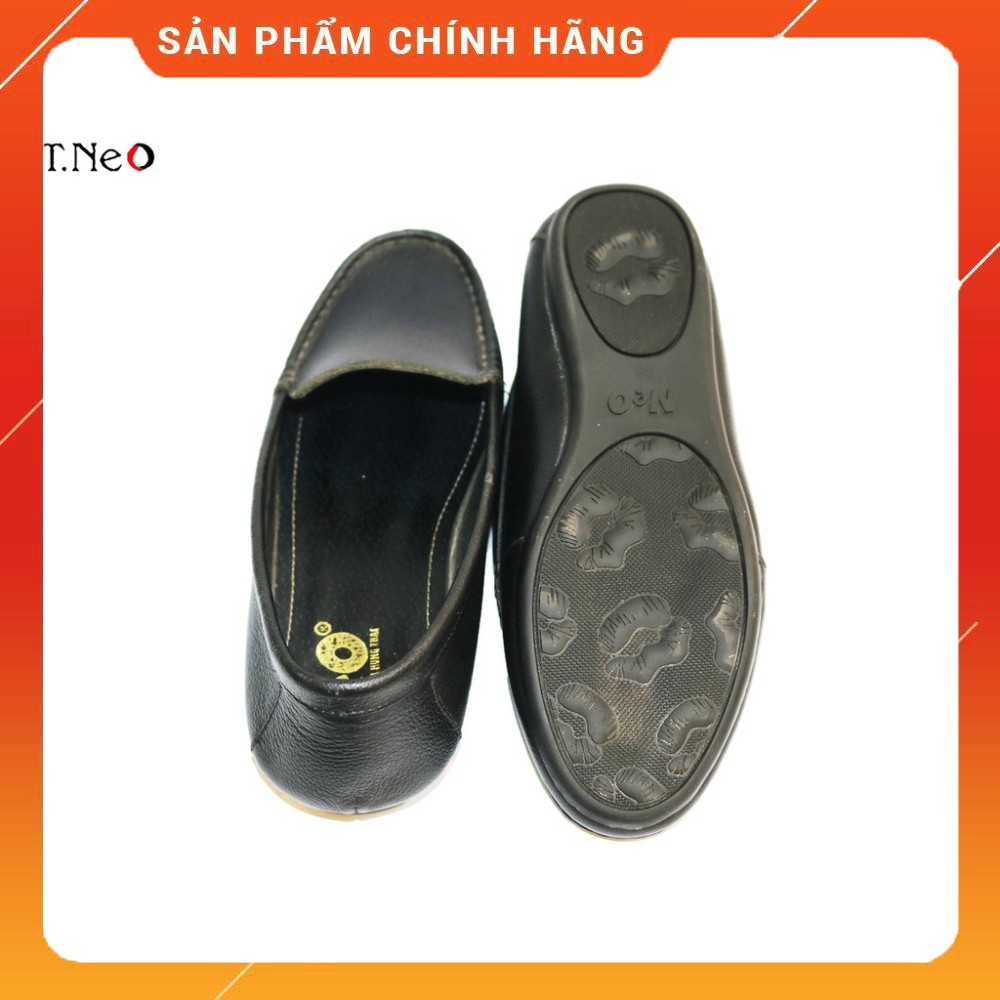 Giày lười nam - giày mọi nam HT.NEO kiểu dáng đơn giản nhưng sang trọng lịch thiệp, da nguyên miếng siêu mềm (NU26-TRO)