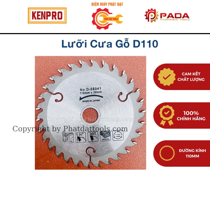 Lưỡi Cưa Gỗ D110-Lưỡi Cắt Gỗ Gắn Máy Mài,Máy Cắt Cầm Tay