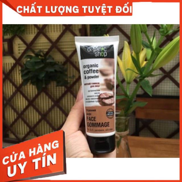 💝 FREESHIP 💝 Tẩy Da Chết Body Cafe Nga Organic Shop 75ml | BigBuy360 - bigbuy360.vn