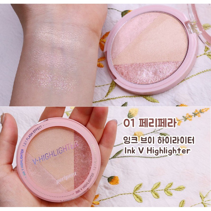 Phấn Bắt Sáng PERIPERA  Pure Glory Highlighter