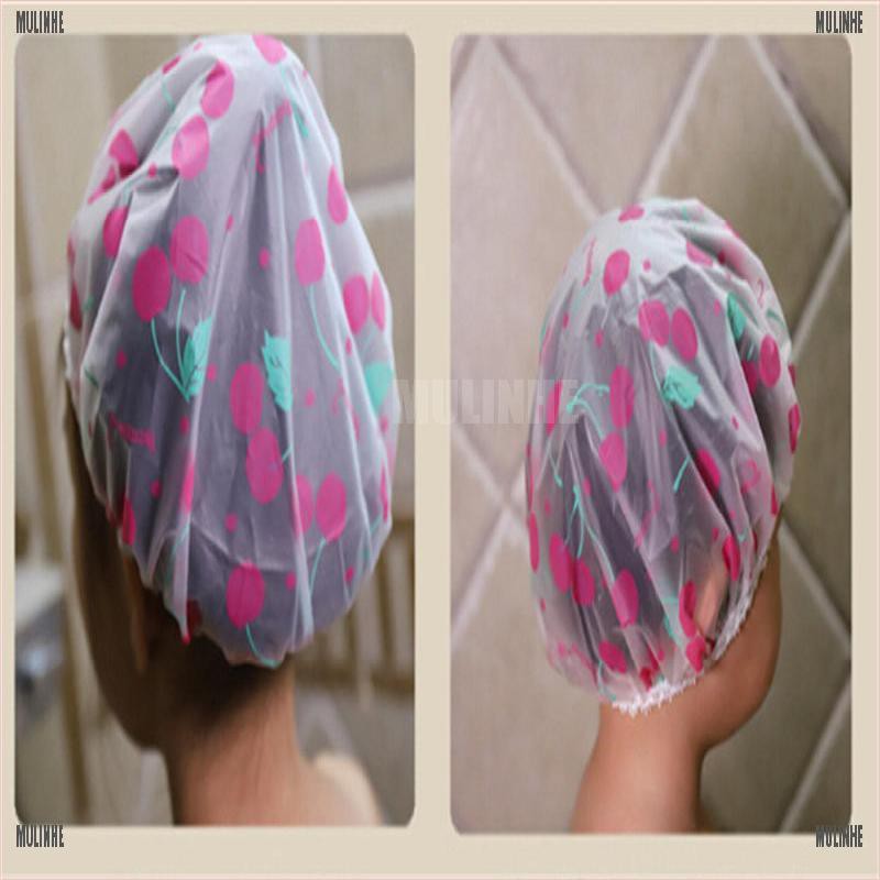 Bộ 2 Mũ Tắm Chống Thấm Nước Co Giãn Tốt Thiết Kế Dễ Thương Cho Bé