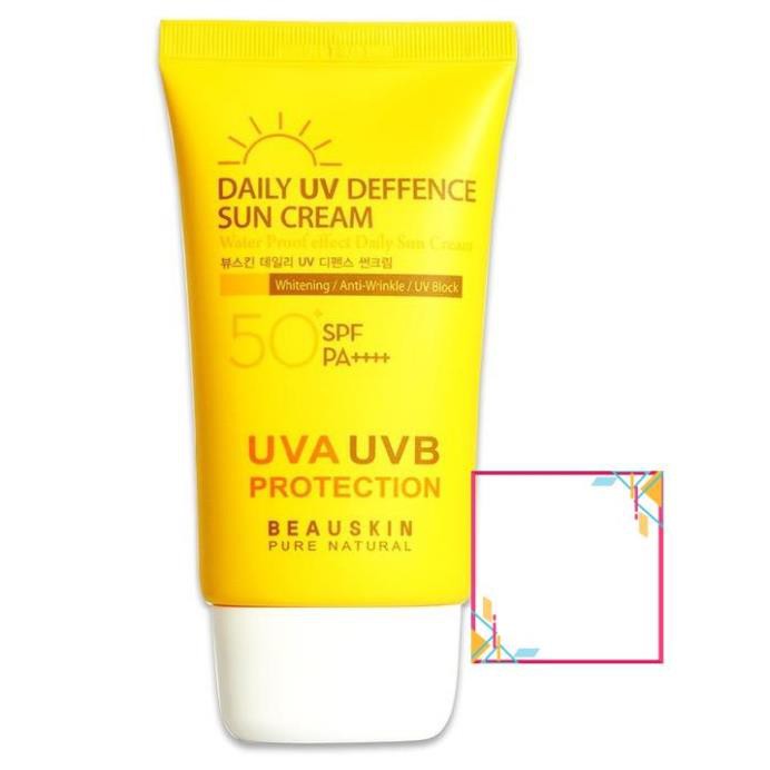 HÀNG CHÍNH HÃNG- Kem Chống Nắng Lên Tông, Dưỡng Trắng Da Beauskin Daily UV Deffence Sun Cream SPF 50 PA+++ Hàn quốc 50ml