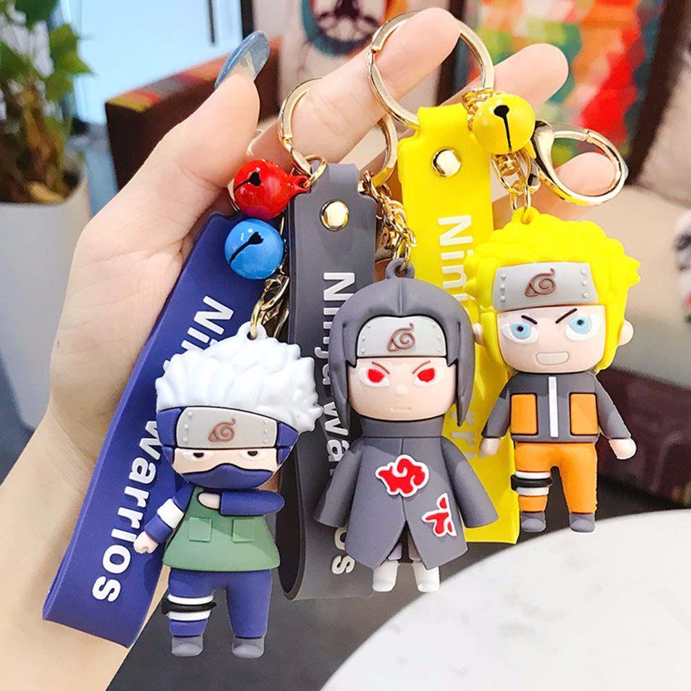 Móc Khóa Hình Nhân Vật Uchiha Sasuke Uzumaki Itachi Trong Phim Hoạt Hình Naruto