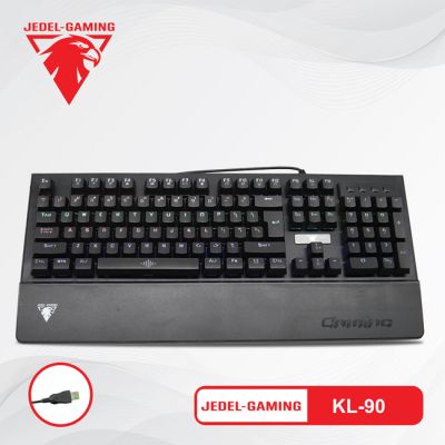 Bàn phím cơ JelDEL KL90 Gaming blueswitch, Led RGB Nhiều Chế Độ, Chơi Game Dùng Văn Phòng chất lượng - Chính Hãng