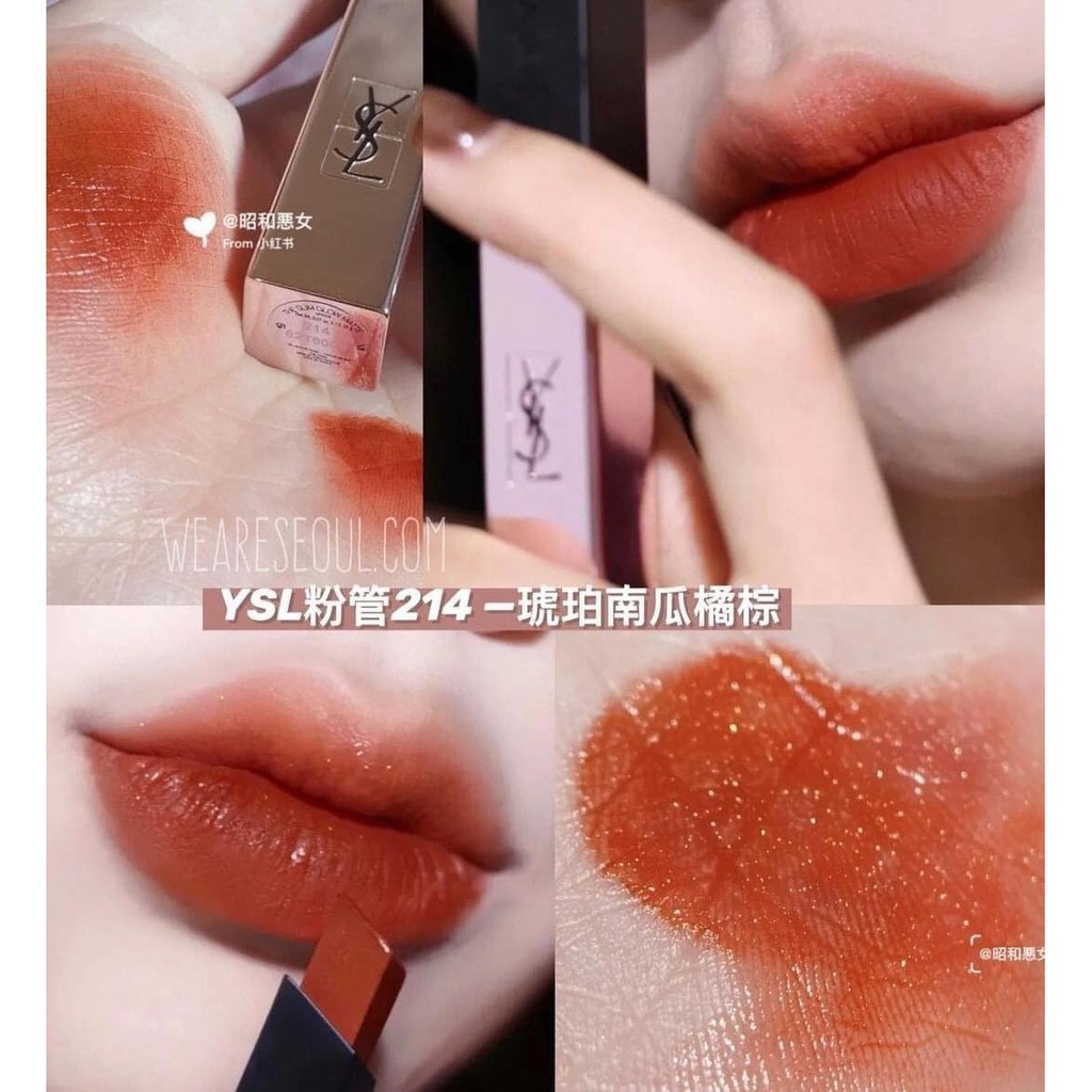 Son YSL Velvet Cream 2020_YSL Water Stain_Son Kem YSL Hàng Chính Hãng - Full Box