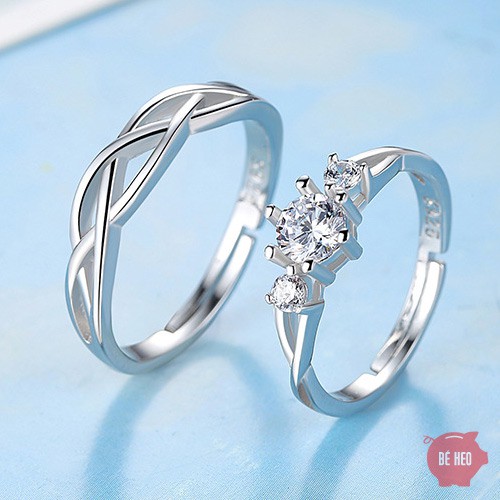 Nhẫn cặp kiểu xoắn BHN15..
