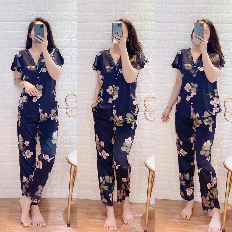 Bộ ngủ lửng hoa đen