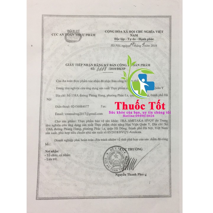 TRÀ AMITAKA – hạ huyết áp, giúp ngủ tốt, phòng ngừa đột quỵ / trà tanaka