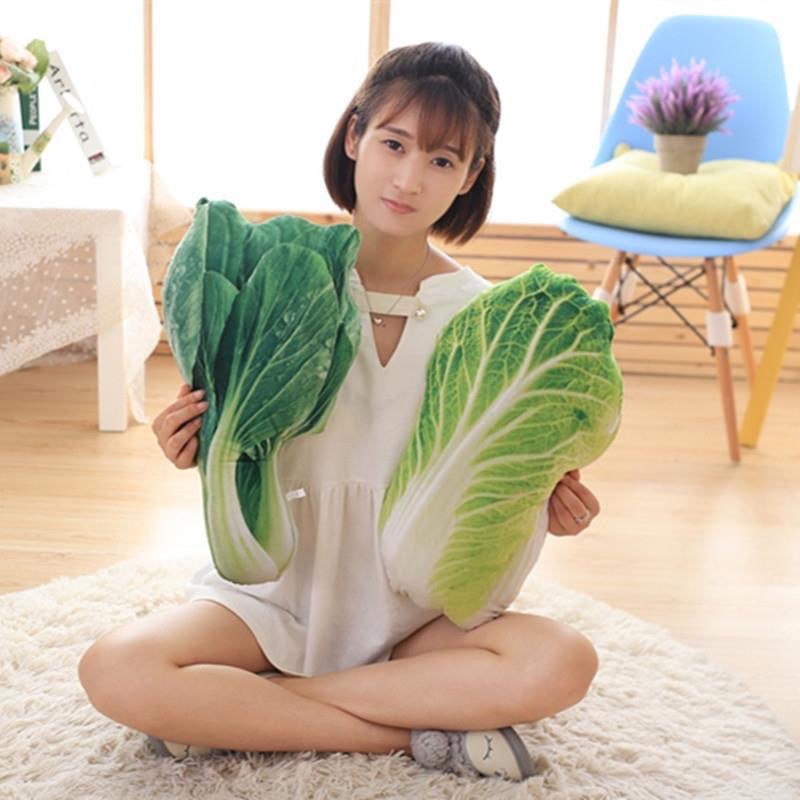 Gối Nhồi Bông Hình Rau Củ Sáng Tạo
