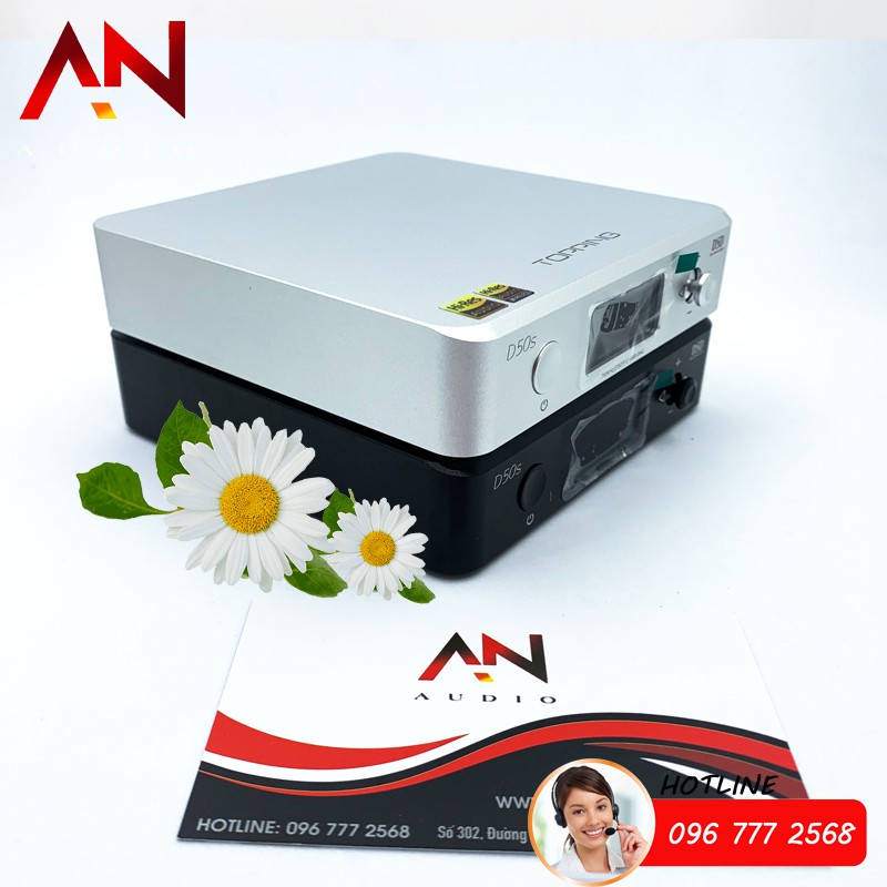 DAC Topping D50S 2023 – Hàng Chính Hãng- Tặng kèm quang Liton_USA + Nguồn 5V2A
