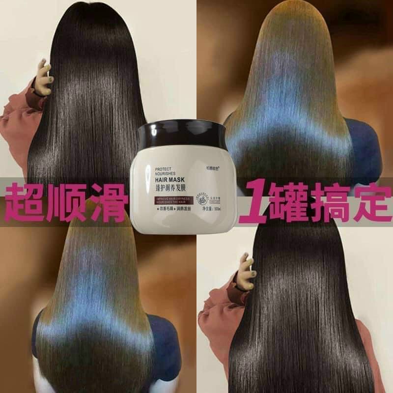 Mặt nạ dưỡng tóc, kem ủ tóc HAIIR MASK 1000ml dành cho mọi loại tóc dạng kem ủ