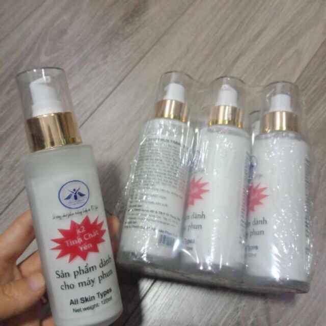 Combo 6 chai TINH CHẤT HUYẾT YẾN COLLAGEN dành cho máy phun trắng nano skin .