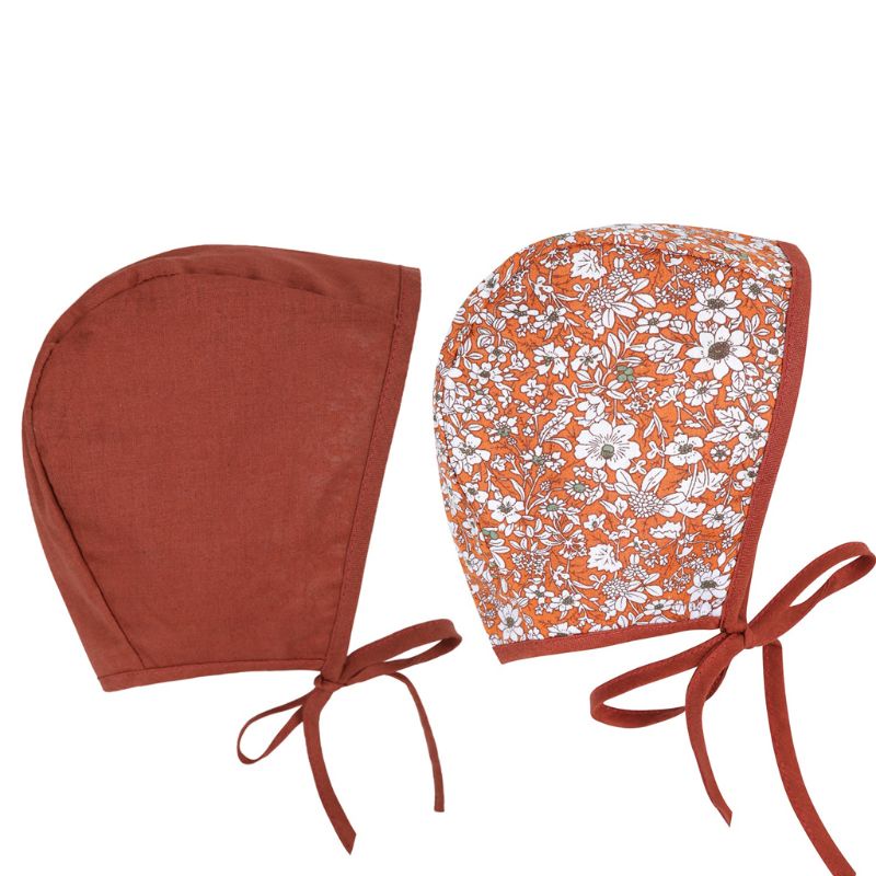 Mũ Beanie Cotton Đính Hoa Dễ Thương Thời Trang Giáng Sinh