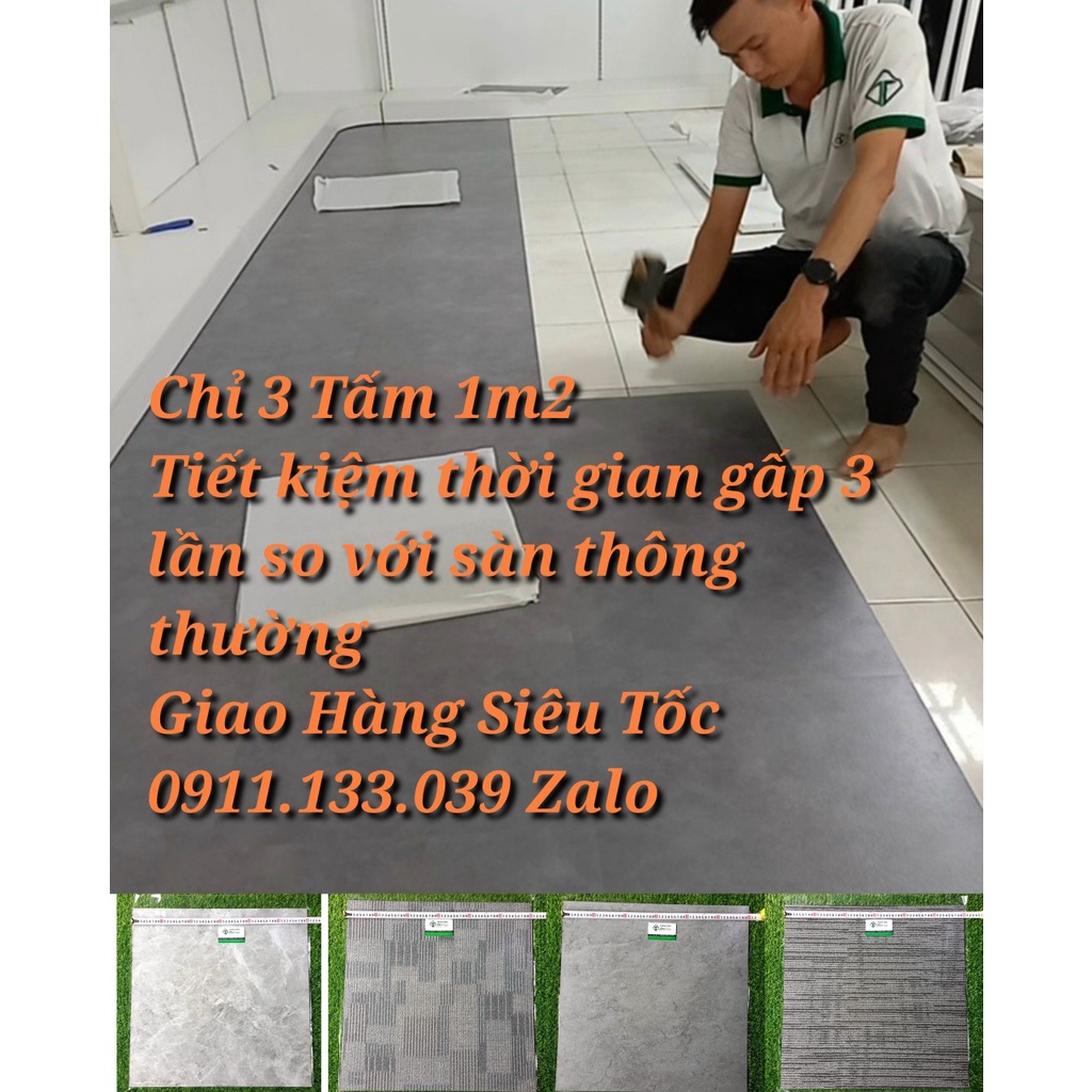 Sàn nhựa giả gỗ, giả thảm, sàn xi măng