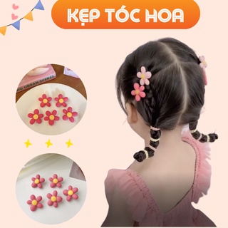 Kẹp tóc bé gái hoa nhỏ, kẹp tóc hoa nhỏ xinh xắn dễ thương, phụ kiện tóc cho bé phong cách hàn quốc