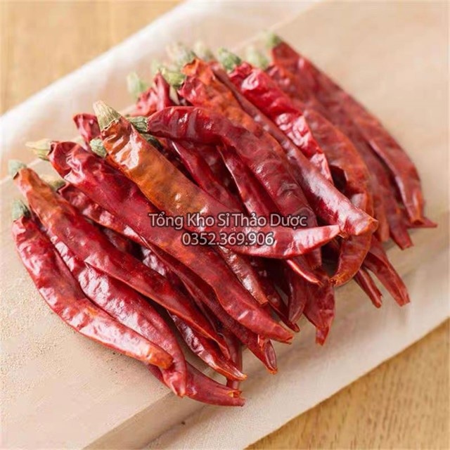 Ớt khô nguyên trái 100g (nguyên liệu lẩu tứ xuyên, thơm, cay nồng)