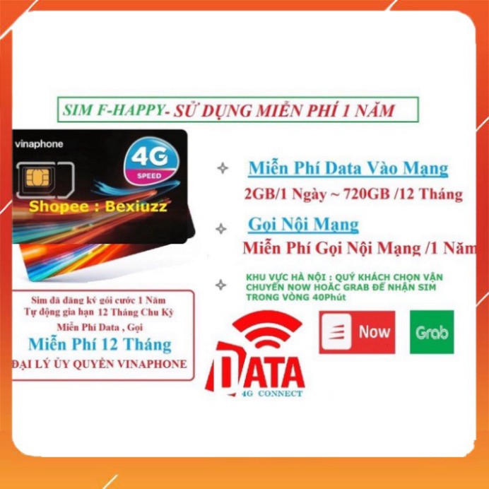 GIẢM GIÁ LỚN SIM 4G - VD89 1Năm ( DATA + Gọi MIỄN PHÍ +CẢ NĂM ) 2GB/Ngày Không Cần Nạp Tiền - Nhiều gói lựa chọn - Bảo H