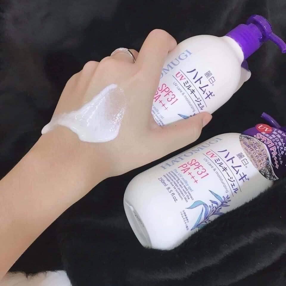 [Chuẩn Nhật] Kem Dưỡng Da Body  Hatomugi 💖💖 Sữa dưỡng thể trắng da chống nắng Hatomugi SPF31 PA+++