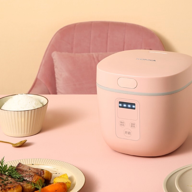 Nồi Cơm Điện KONKA Mini Màu Hồng Dễ Dàng Kiểm Soát Nhiệt Độ 2l | BigBuy360 - bigbuy360.vn
