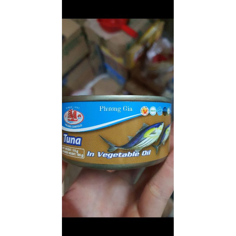 (Date mới) Cá ngừ ngâm dầu 175gr