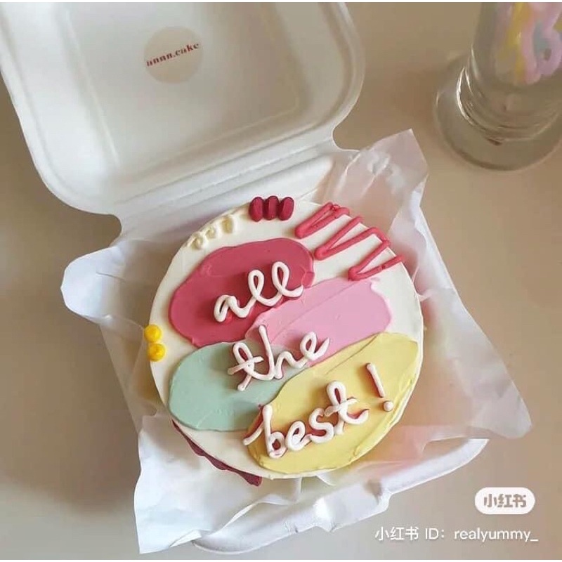 50 Hộp bã mía vuông đựng bánh, đồ ăn