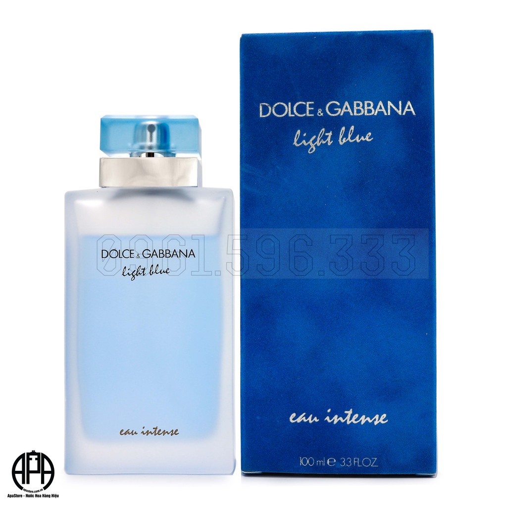 [Mã SKAMA8 giảm 8% đơn 300K] Nước Hoa Nữ Dolce Gabbana Light Blue Eau Intense Chai 10ml