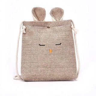 [KÈM ẢNH THẬT] Túi du lịch đeo chéo tai thỏ
