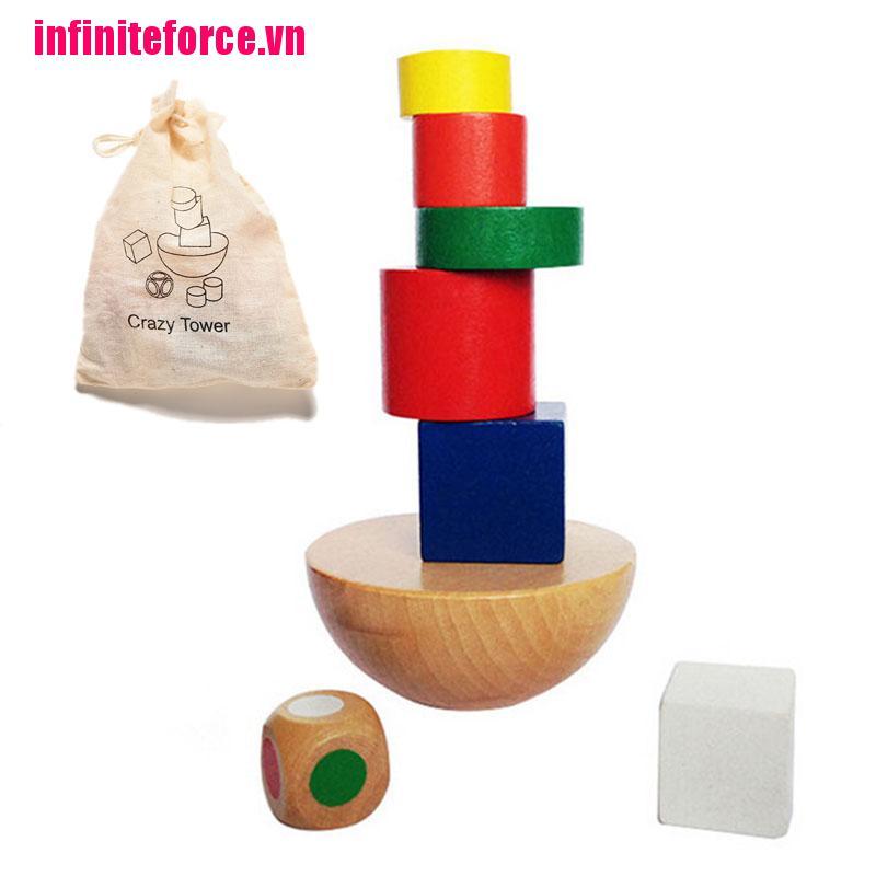 Bộ 5 Món Đồ Chơi Xếp Hình Cân Bằng Bằng Bằng Gỗ