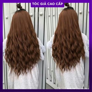 Tóc Kẹp chữ U xù sóng hình thật