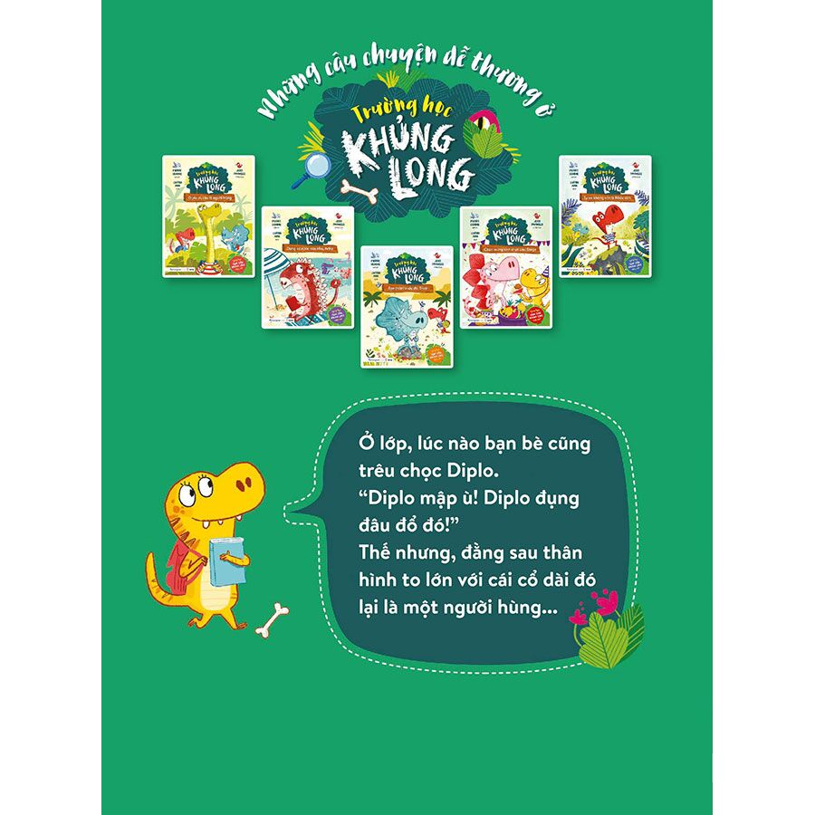 Sách - Diplo ơi cậu là người hùng - Trường học khủng long