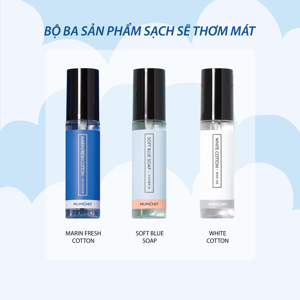 MUA 2 TẶNG 1 — XỊT THƠM VẢI MUMCHIT HÀN QUỐC- NOBOX
