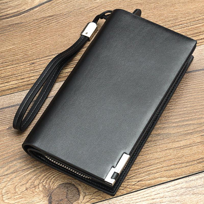 Baellerry men's Long Wallet multi function zipper handbag