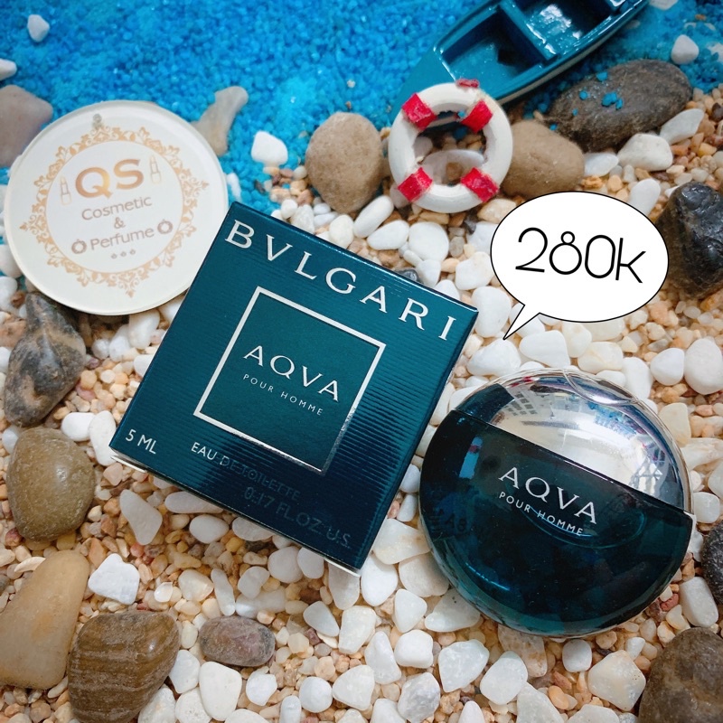 NƯỚC HOA MINI SIZE BVLGARI AQVA POUR HOMME 5ML