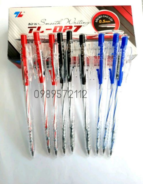 Hộp 20 cái Bút Bi Thiên Long TL 027, 05mm( hàng chính hãng)