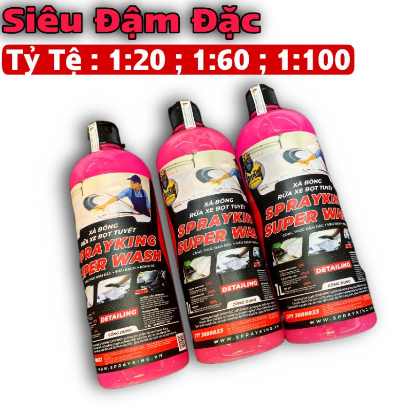 Xà Bông Rửa Xe Bọt Tuyết Sprayking