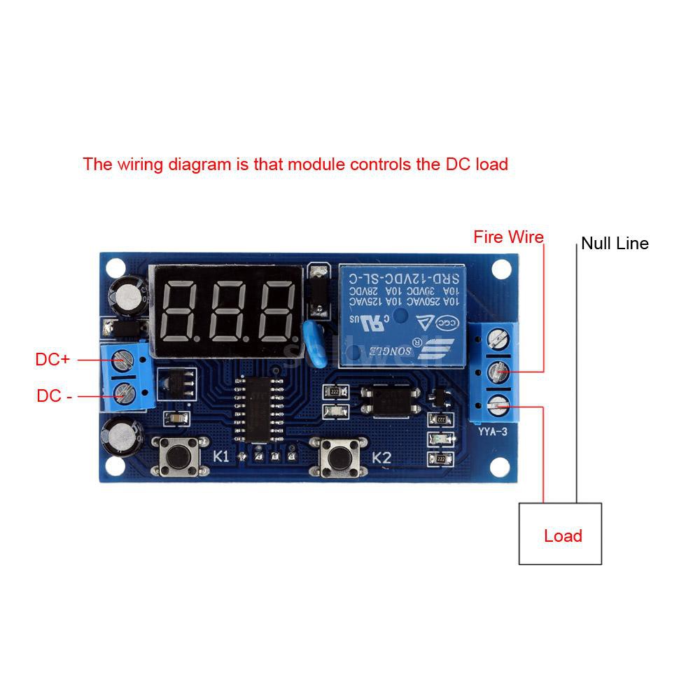 Mô đun hẹn giờ DC 12V đa chức năng