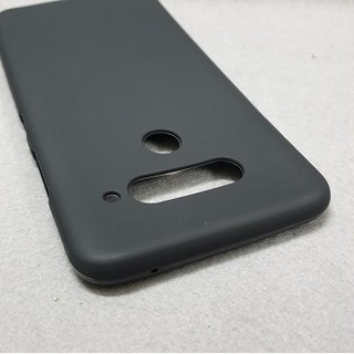 [LG V40/LG V40 ThinQ] Ốp lưng silicon dẻo đen