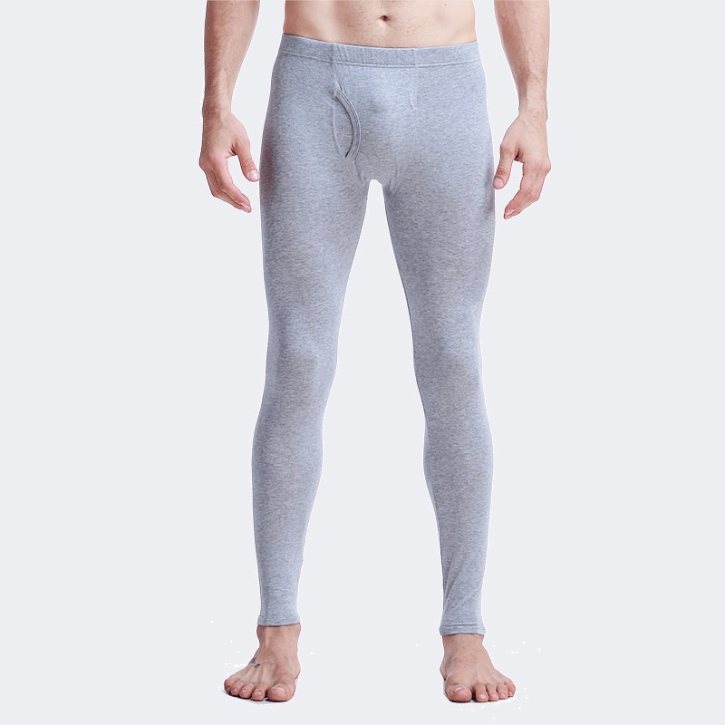 Quần Dài Cotton Màu Trơn Thoáng Khí Thoải Mái Cho Nam 075B
