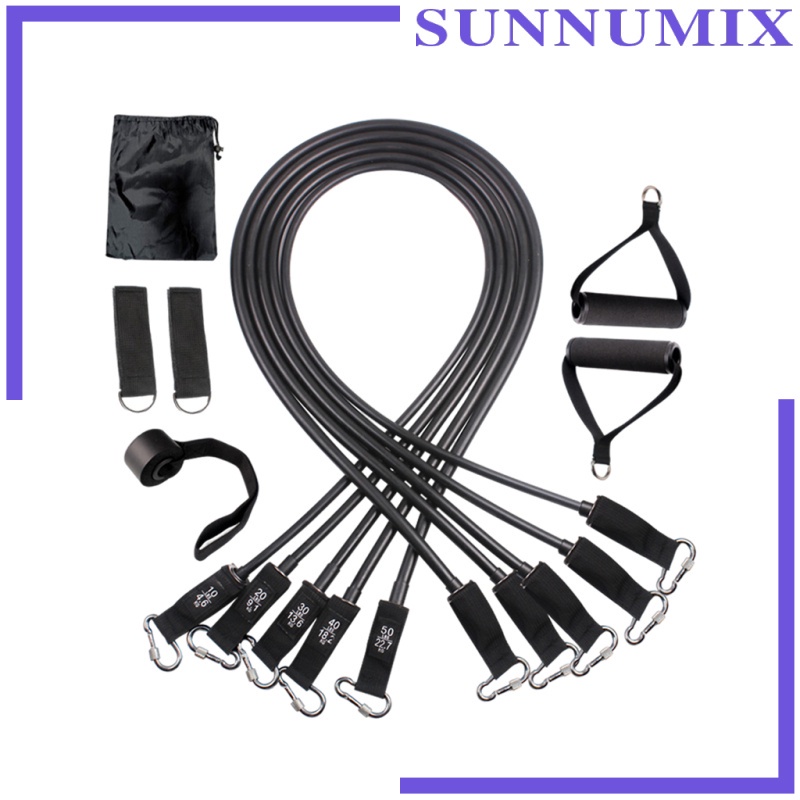 Dây Latex Kháng Lực 150lbs Có Tay Cầm Hỗ Trợ Tập Thể Hình